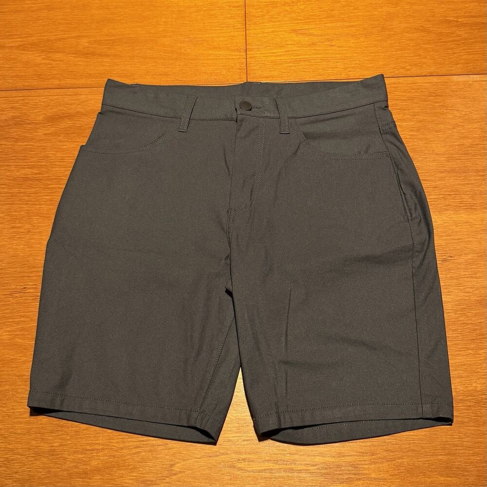 Kenneth Cole Active Shorts 4-Way Stretch Black Performance Men Size 32 8” Inseam